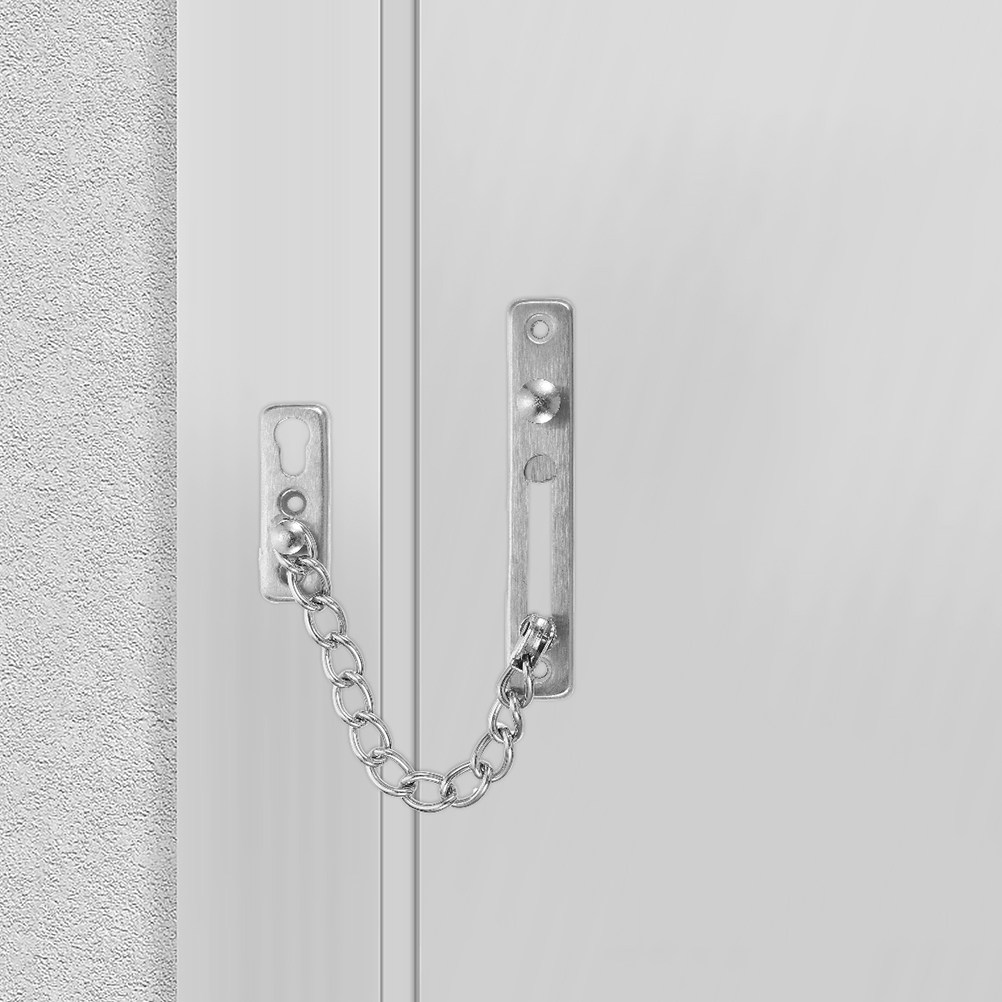 Security Chain Door - 2Pcs Rantai Pengaman Pintu Baja Anti