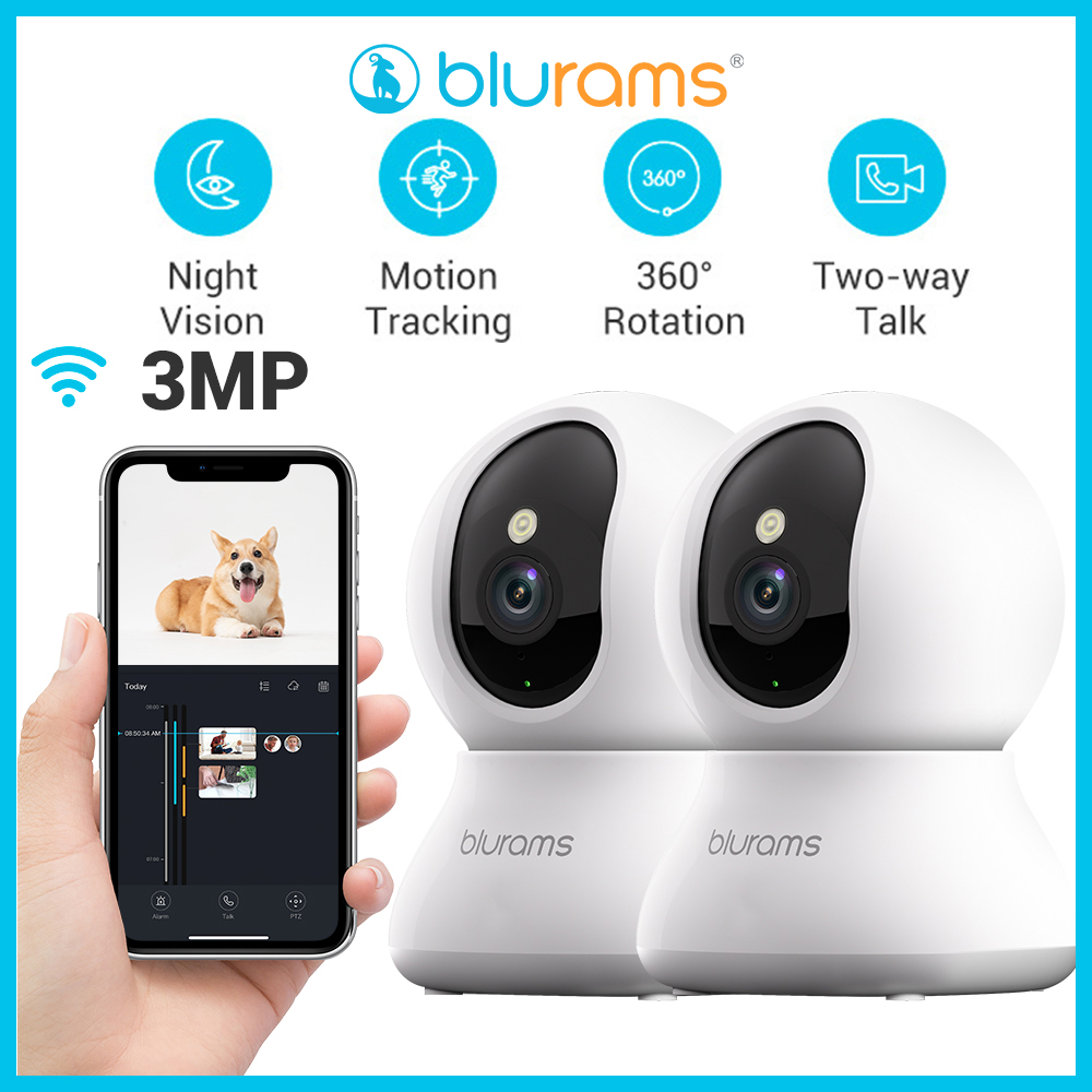 Eufy Camera E220 - Kamera Hewan Peliharaan Blurams 2K, 360