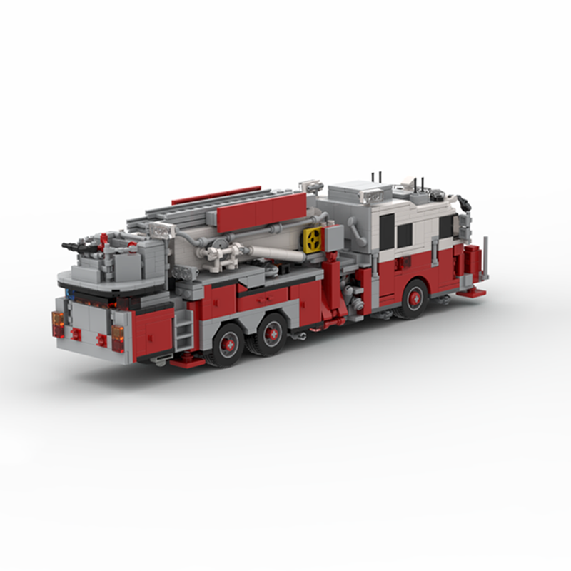 1365pcs MOC FDNY - New York -  - Fire Escape Ladder ulasan dan harga