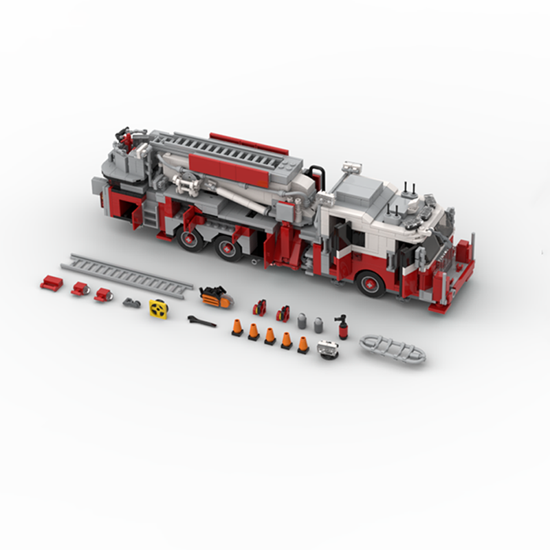 1365pcs MOC FDNY - New York -  - Fire Escape Ladder ulasan dan harga