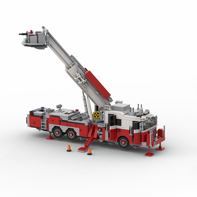 1365pcs MOC FDNY - New York -  - Fire Escape Ladder ulasan dan harga